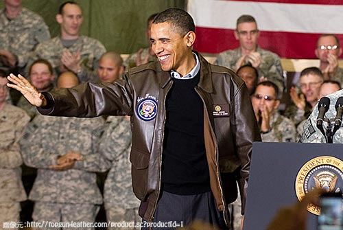 A-2 レザージャケットとアメリカ大統領