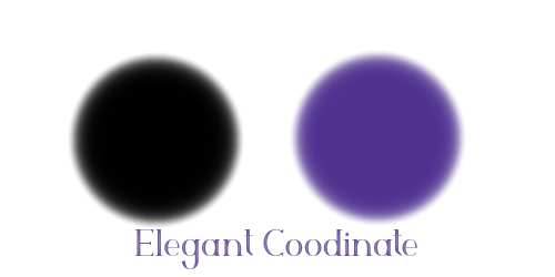 黒革ジャン　☓　紫色インナー